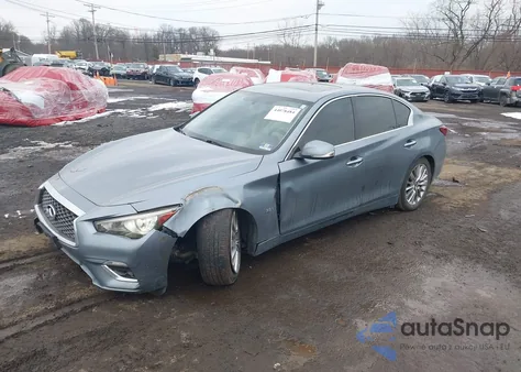 2019 Infiniti Q50 3.0T Luxe from USA, damaged, VIN JN1EV7AR3KM594272